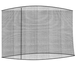 Moskitonetz für einen 3 m langen Gartenschirm – schwarz
