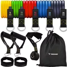 Exercise band set + accessories Trizand 22716