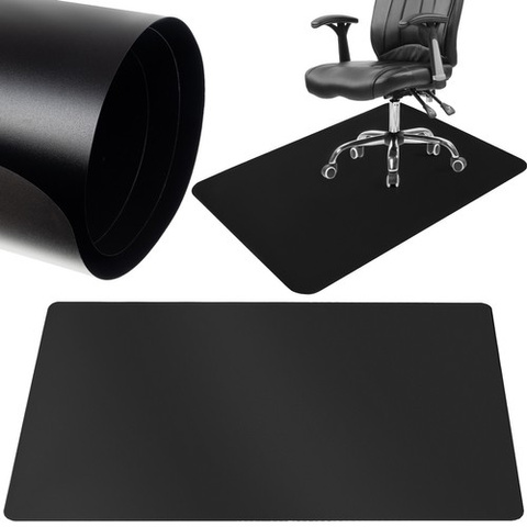 Protective mat under the chair 100x140cm RUHHY - black